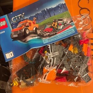 LEGO City Set - Orange, Black, and Gray